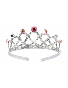 Diadema Corona Emy Plata
