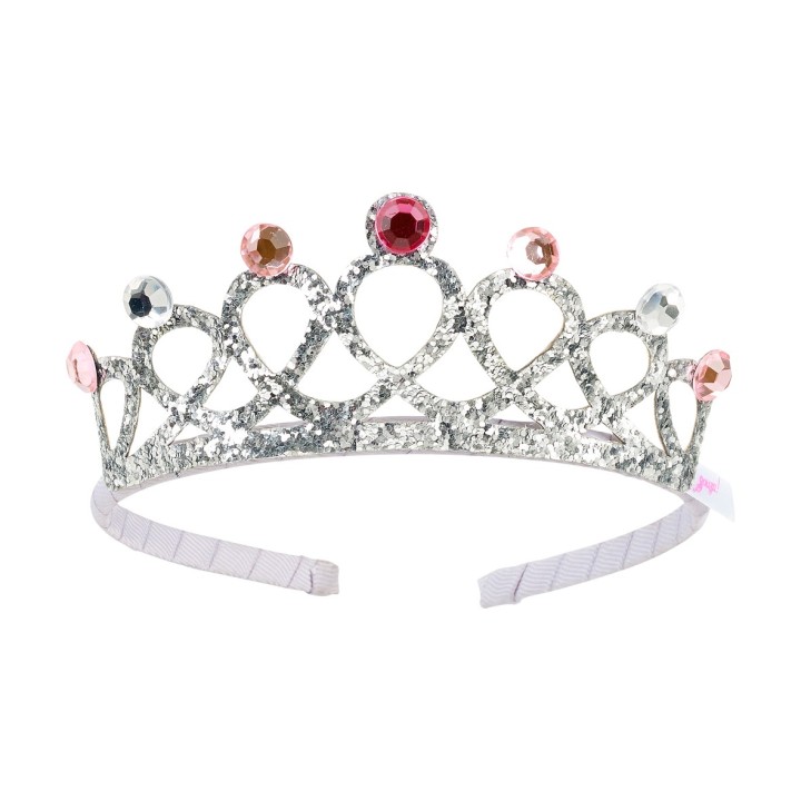 Diadema Corona Emy Plata