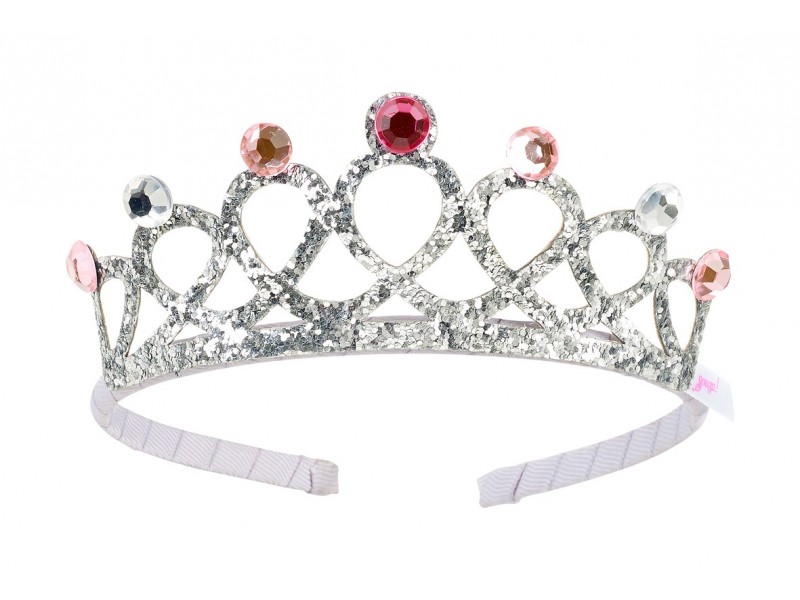 Diadema Corona Emy Plata