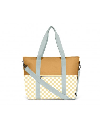 Bolso Nevera Stripes Yellow Chess