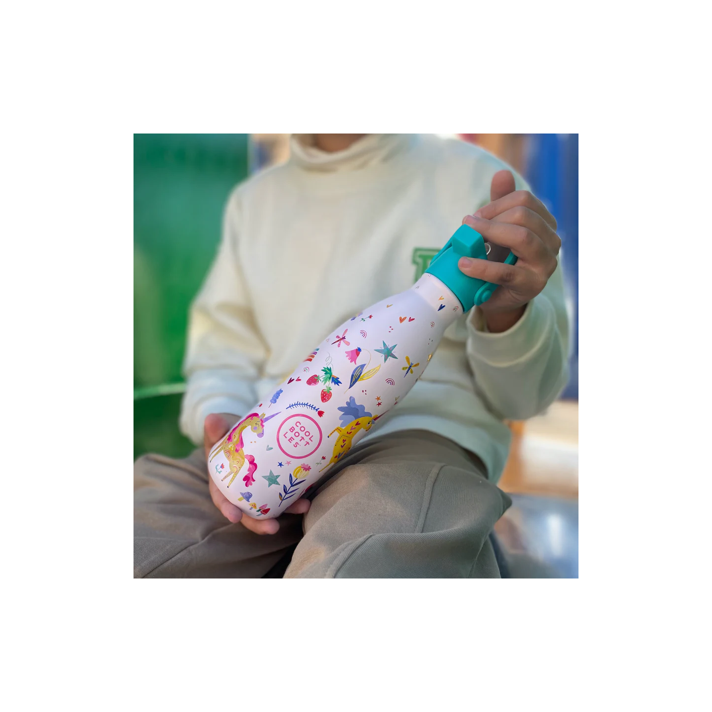The Kids Bottle - Funny Unicorns 350ml