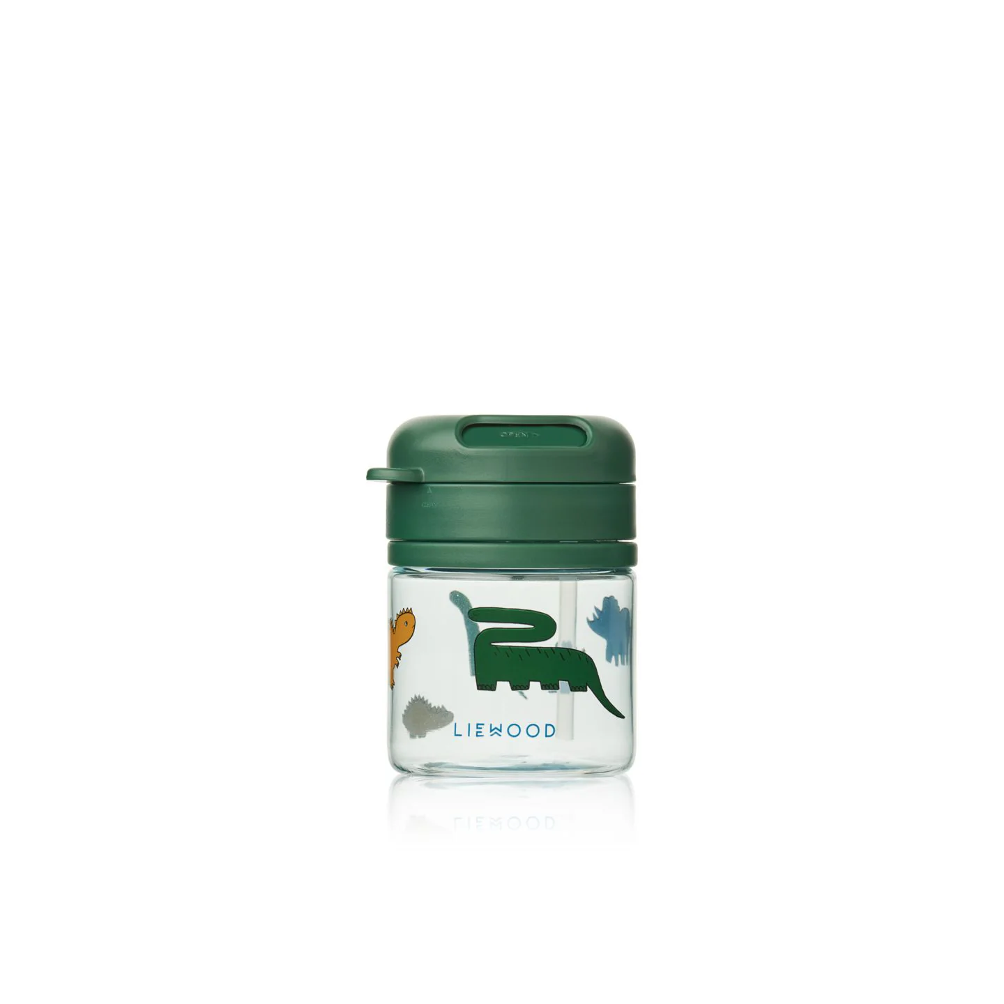 Vaso con Pajita 280 ml Dinosaurs