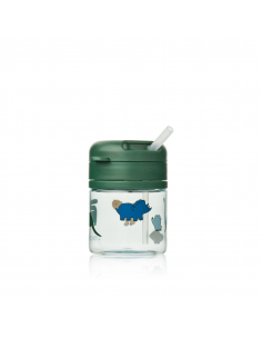 Vaso con Pajita 280 ml Dinosaurs 2