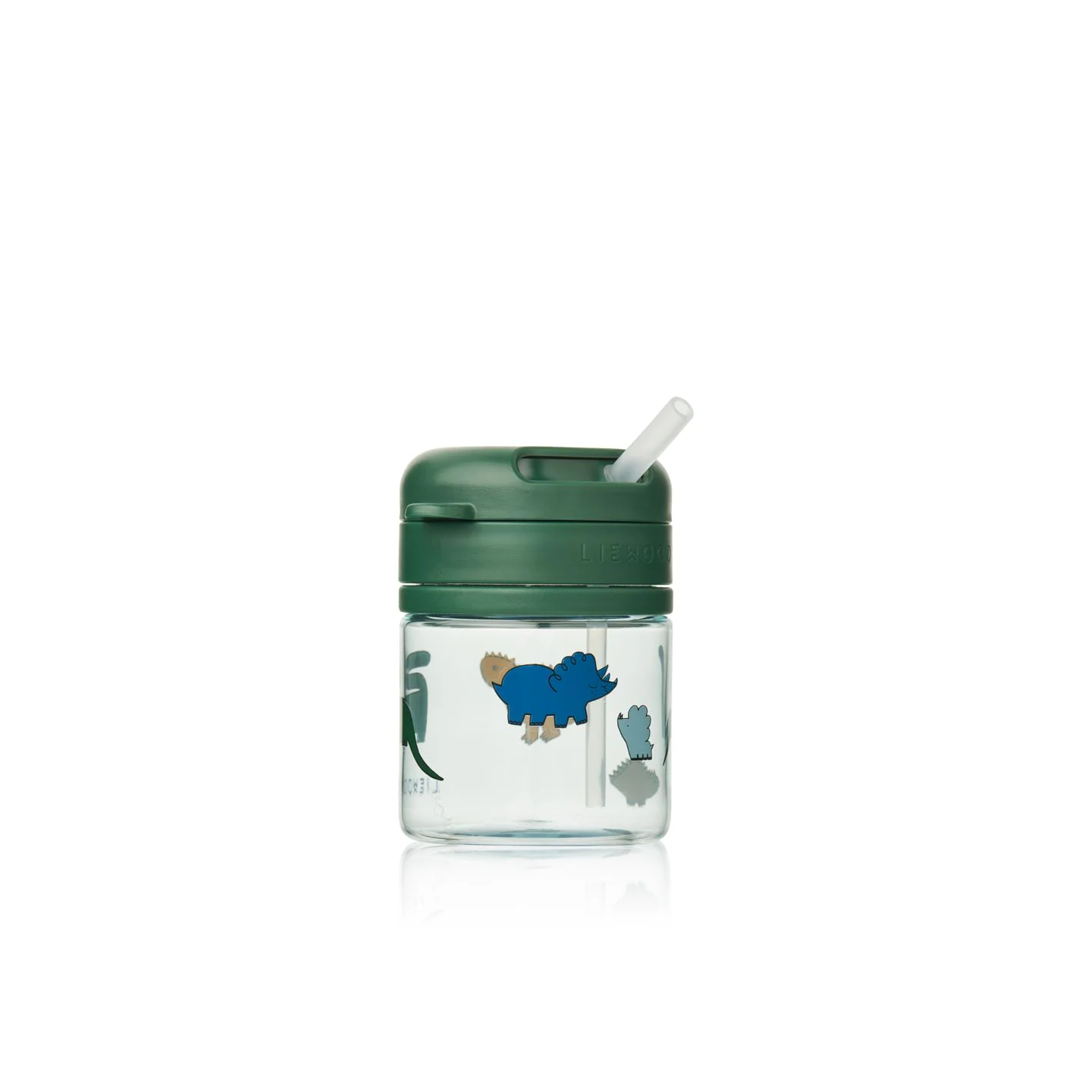 Vaso con Pajita 280 ml Dinosaurs