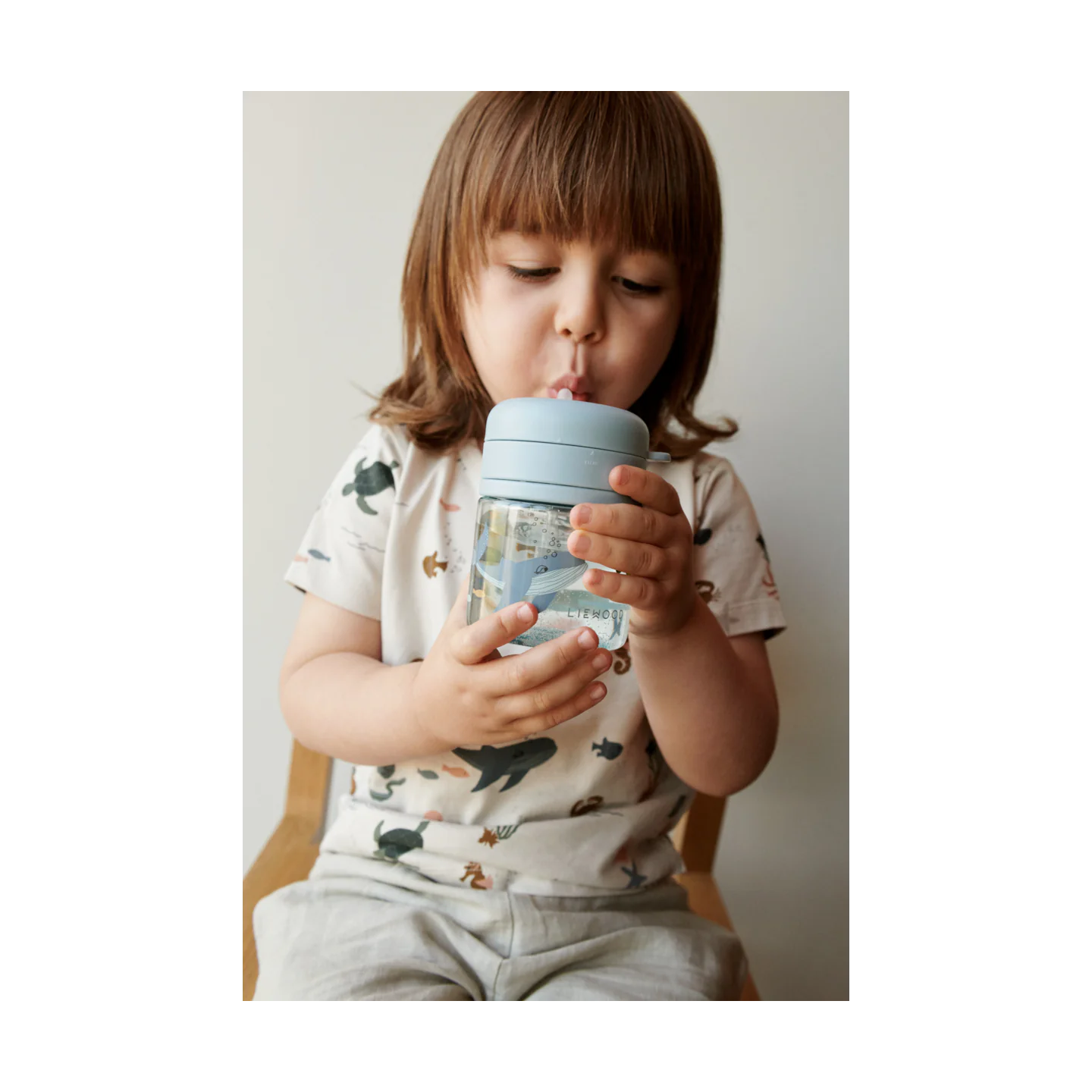 Vaso con Pajita 280 ml Dinosaurs