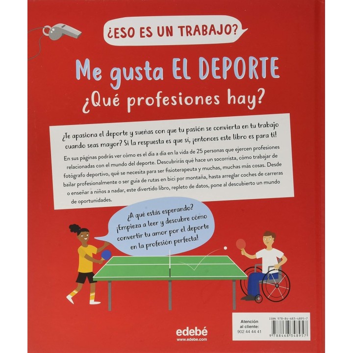 ¿Eso es un trabajo? Me gusta el Deporte