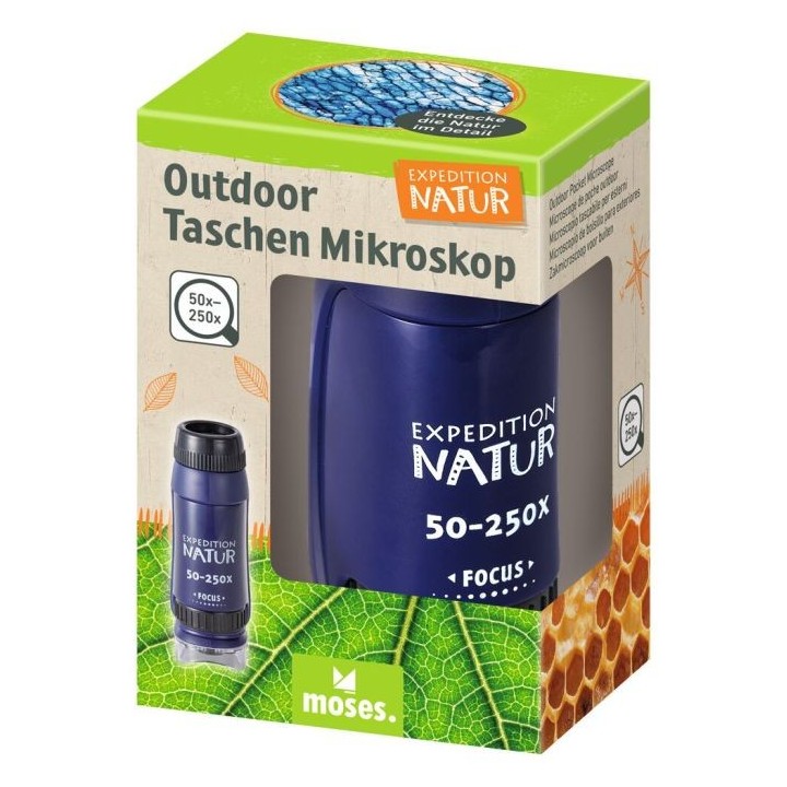 Microscopio de bolsillo para exteriores
