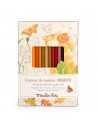 12 Lápices de colores + Tarjetas para colorear Los Animales