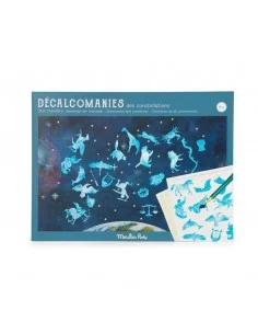 Mapa celeste con calcomanías