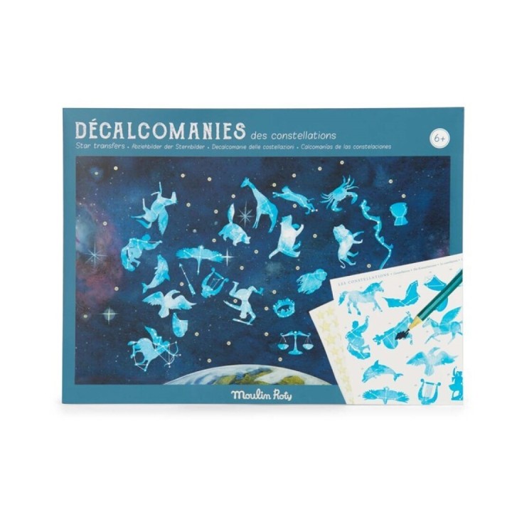 Mapa celeste con calcomanías