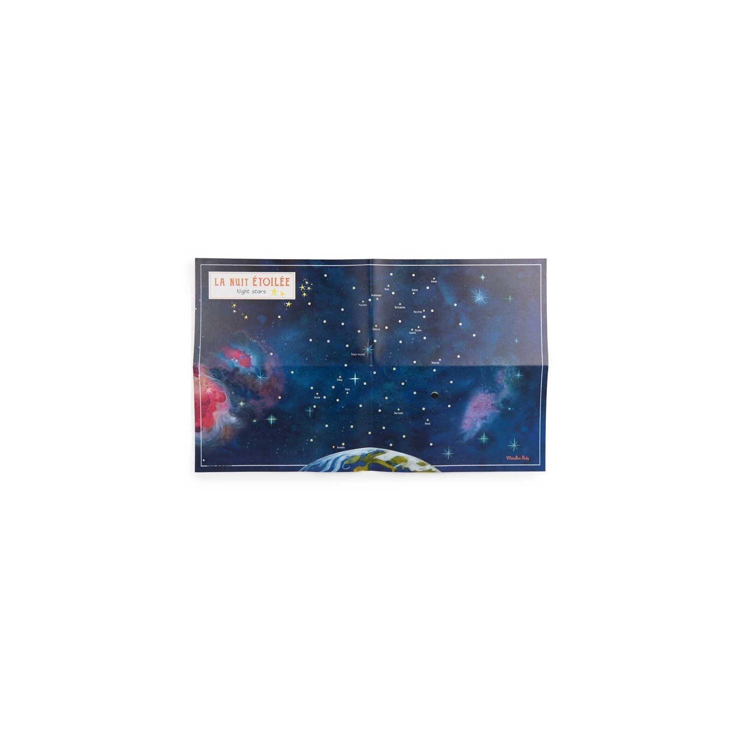 Mapa celeste con calcomanías