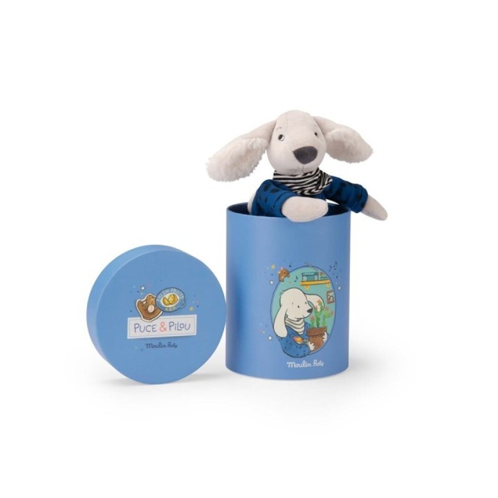 Perro Pilou Azul (En caja regalo)