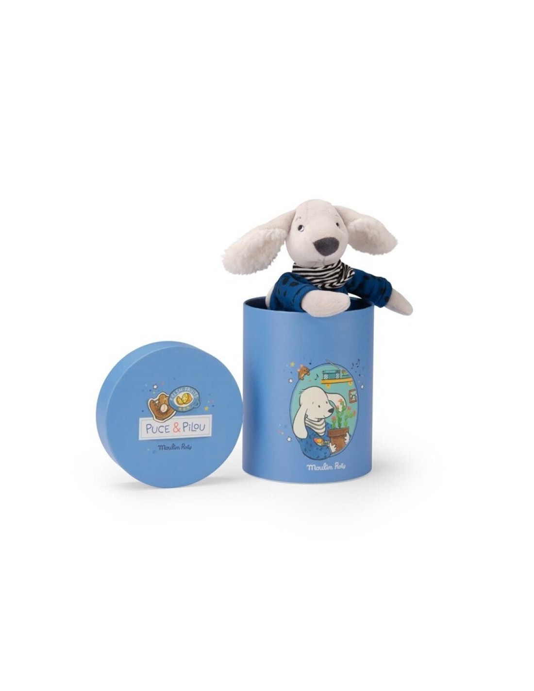 Perro Pilou Azul (En caja regalo)