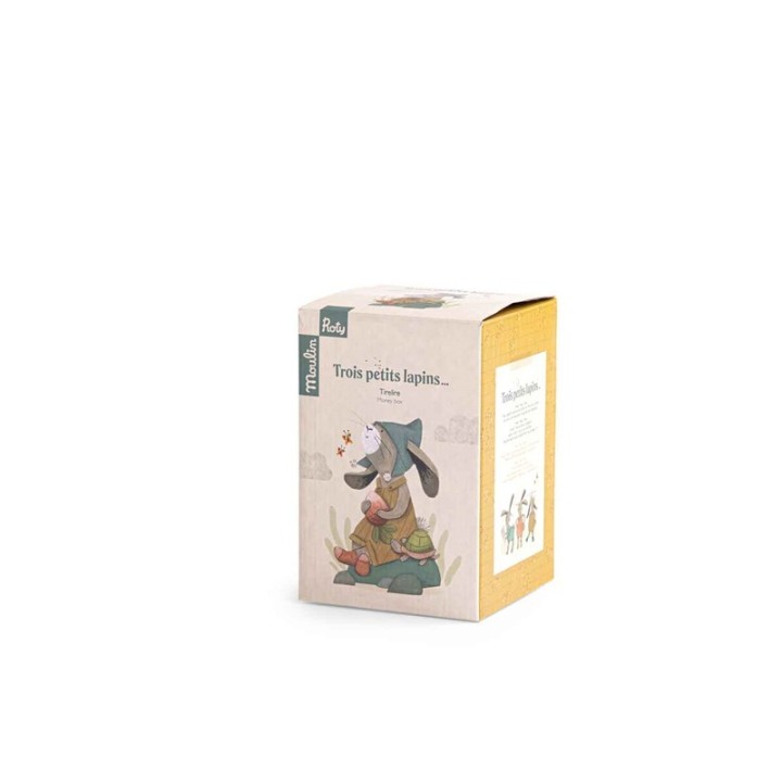 Hucha conejo Trois petits lapins