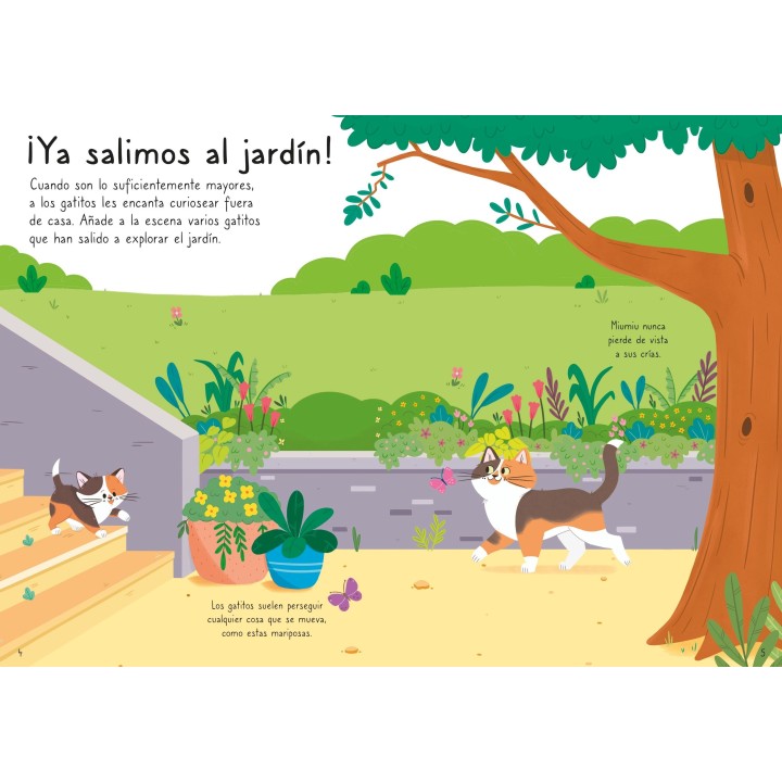 Mi pequeño libro de pegatinas - El mundo de los gatos