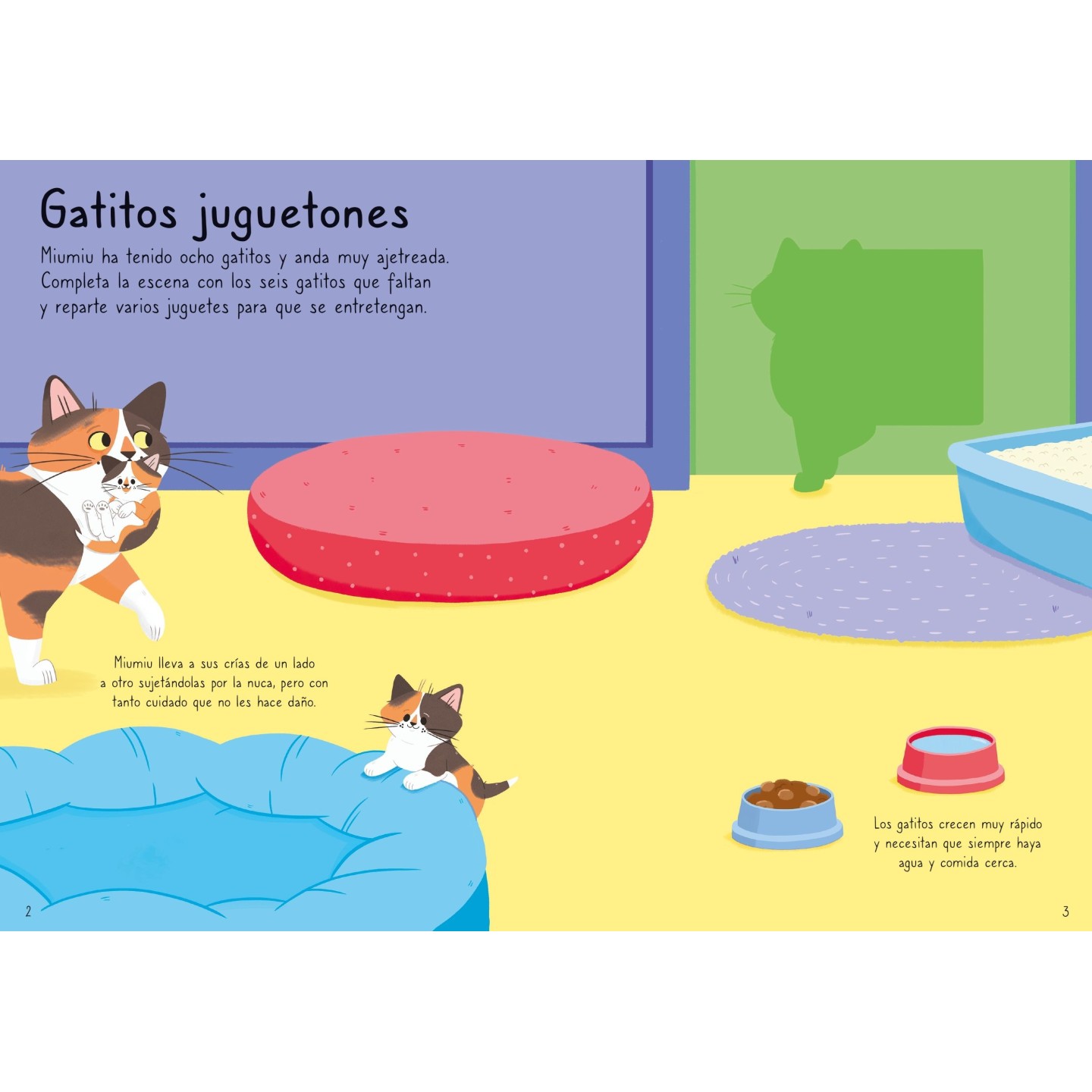 Mi pequeño libro de pegatinas - El mundo de los gatos