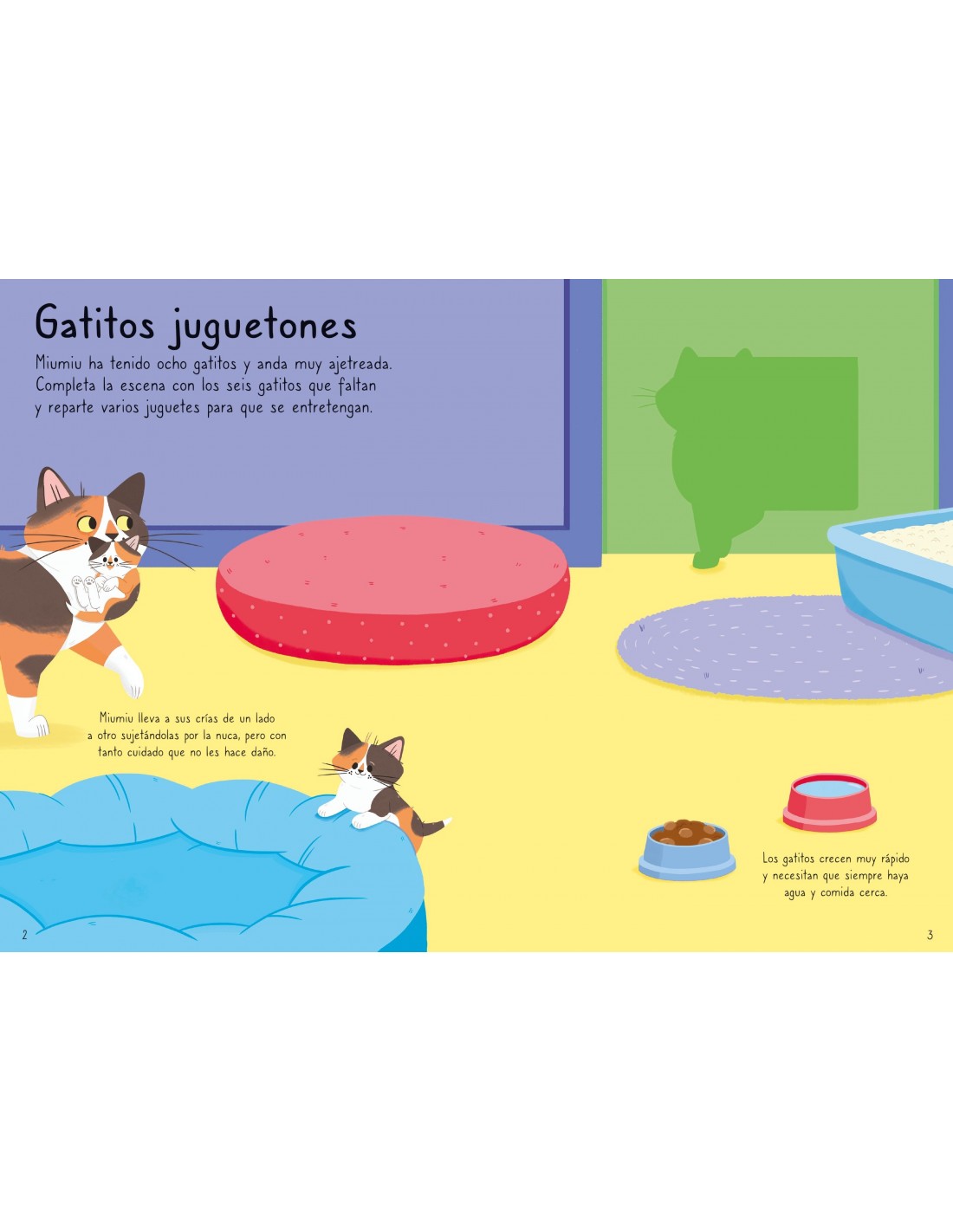 Mi pequeño libro de pegatinas - El mundo de los gatos