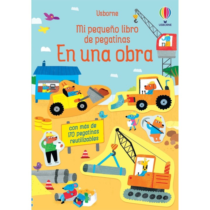Mi pequeño libro de pegatinas - En una obra