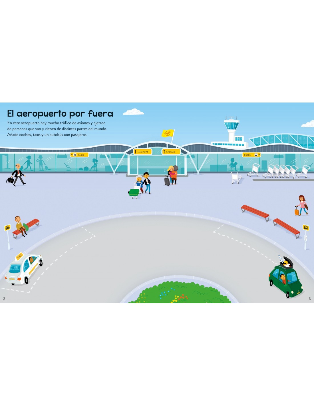 Mi primer libro de pegatinas - Un aeropuerto