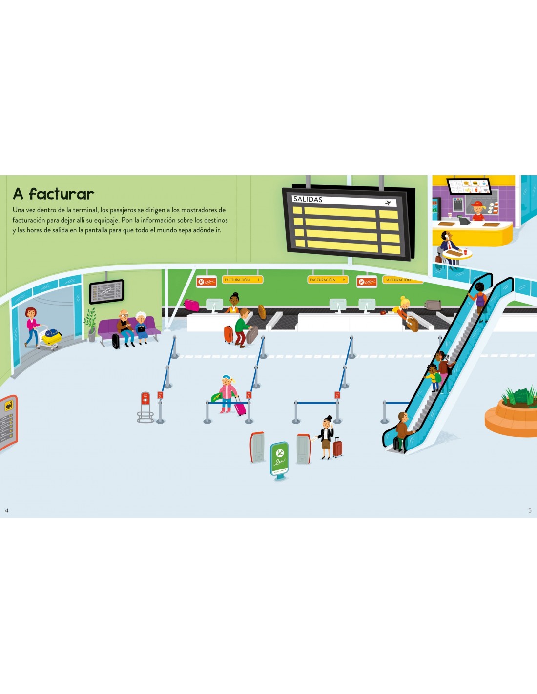 Mi primer libro de pegatinas - Un aeropuerto