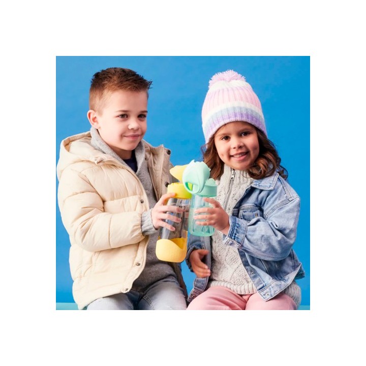 Botella de Tritán con Pajita 600ml - Lemon Twist