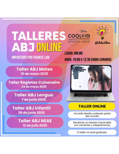 Pack 4 Talleres ONLINE ABJ Didactilam
