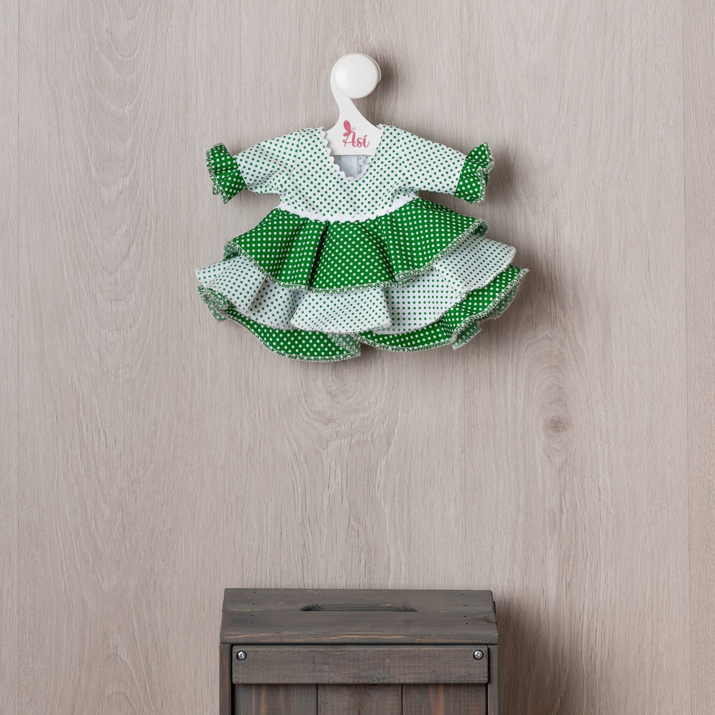 Vestido Lola La Chimpancé Flamenco Verde
