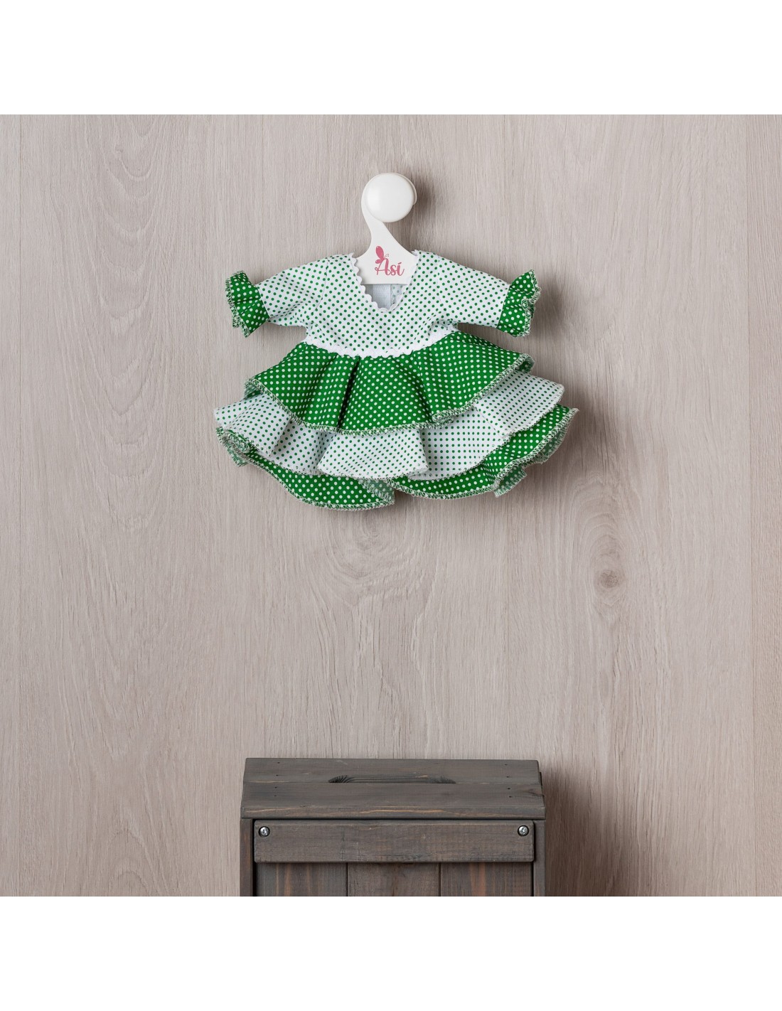 Vestido Lola La Chimpancé Flamenco Verde