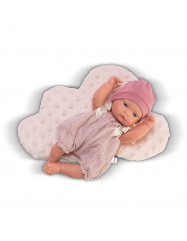 Muñeca Gordi con Pelele Rosa y Cojín...