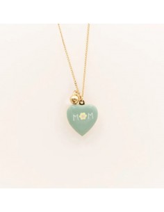 Collar Corazón Portafoto – Especial Día de la Madre Lila