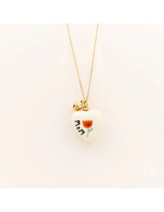 Collar Corazón Portafoto – Especial Día de la Madre Lila