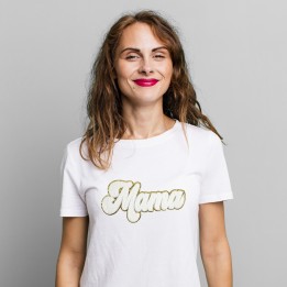 Camiseta Mama Borreguito Blanco
