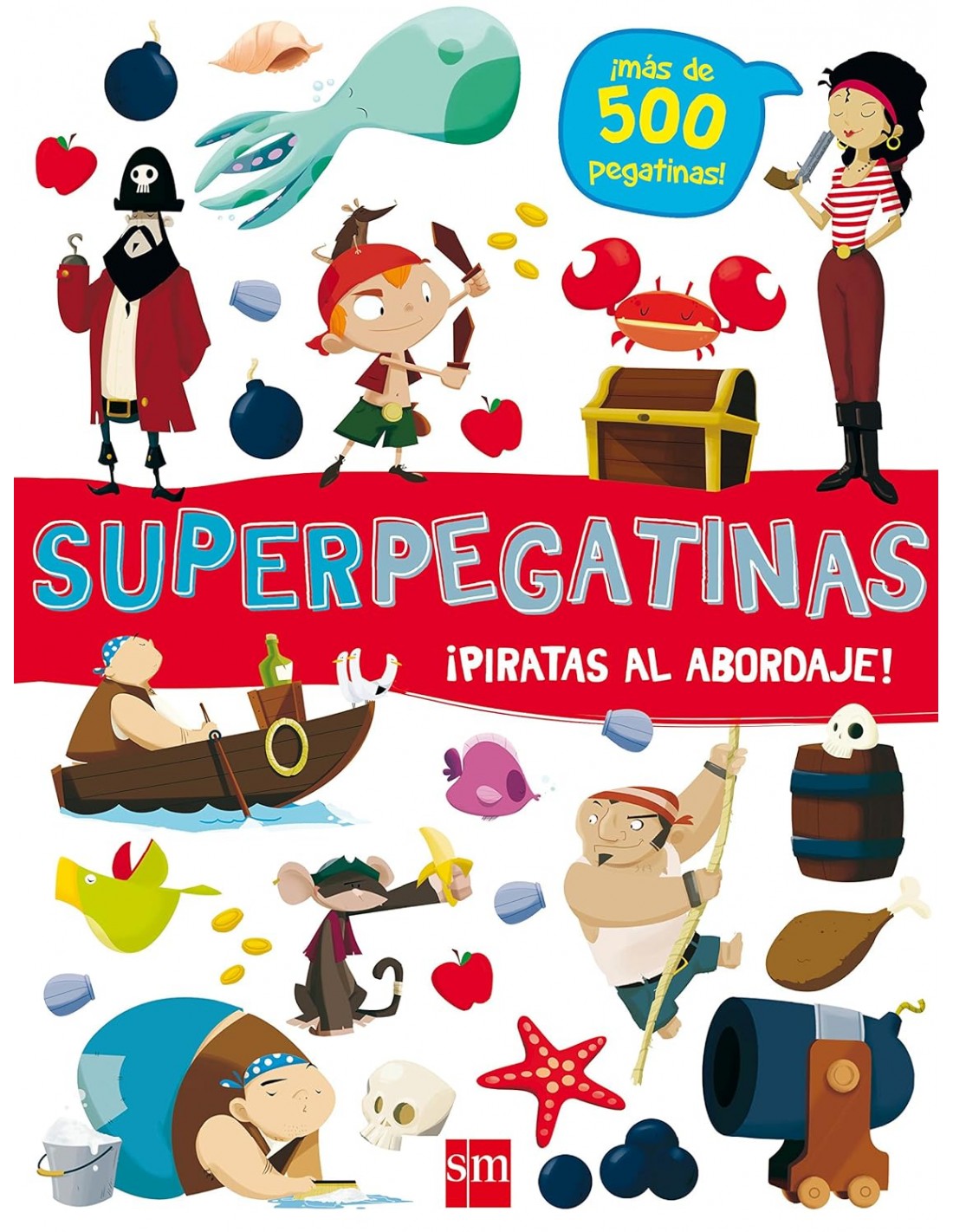 Superpegatinas ¡Piratas al abordaje!