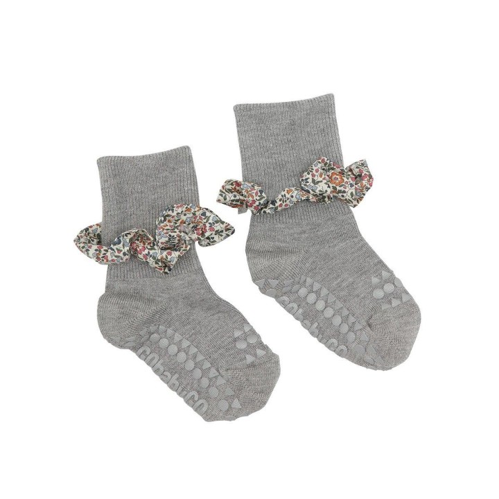 Calcetines Suela Antideslizante Bambú Liberty Grey Melange