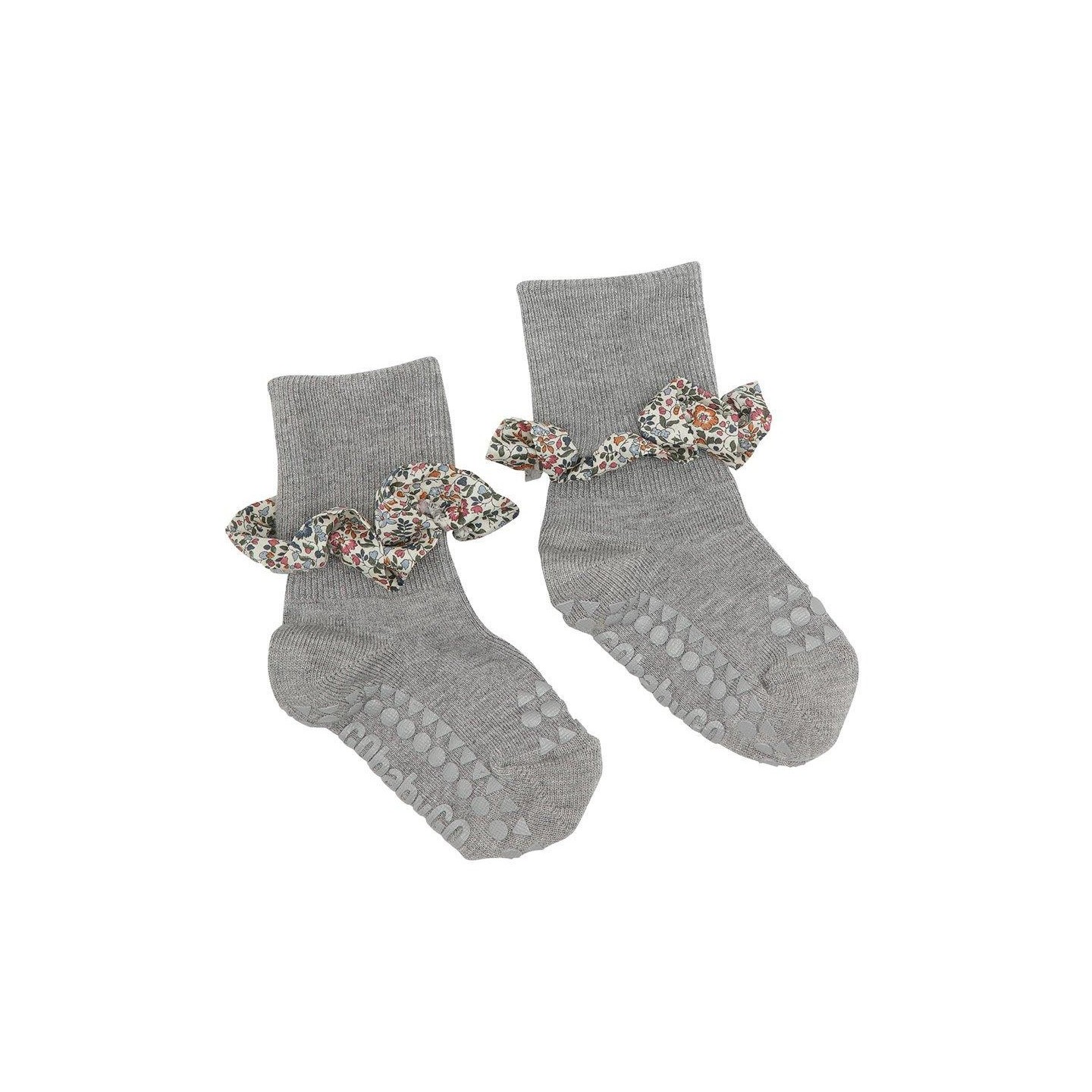 Calcetines Suela Antideslizante Bambú Liberty Grey Melange