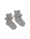 Calcetines Suela Antideslizante Bambú Liberty Grey Melange