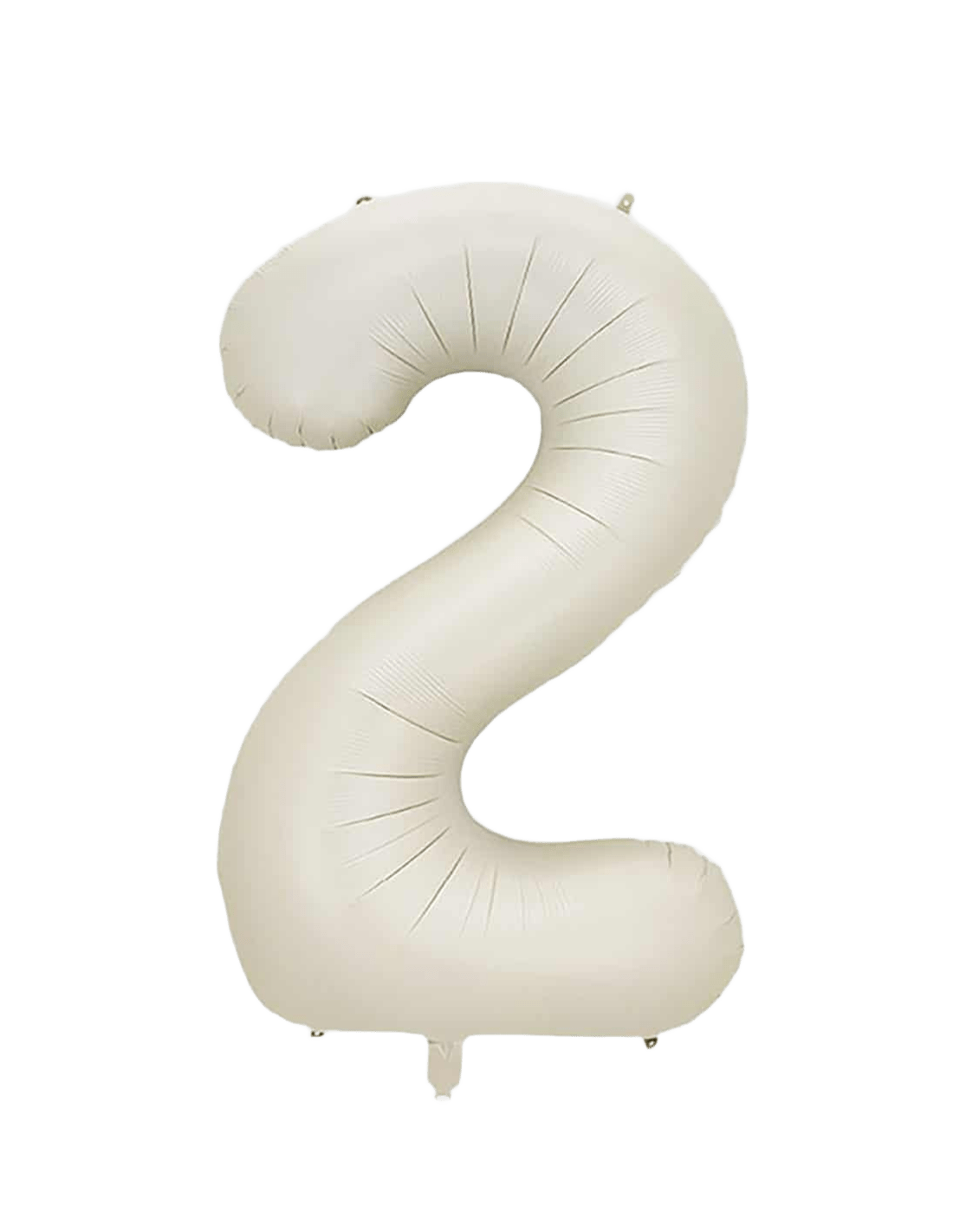 Globo Foil Número 2 Beige