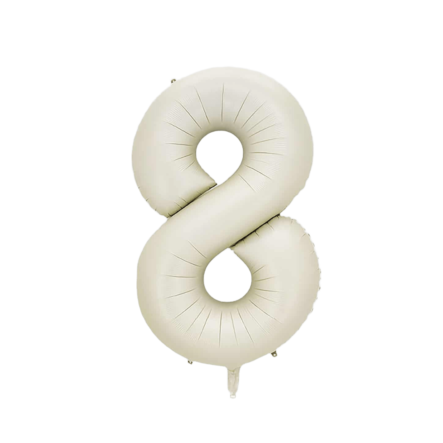 Globo Foil Número 8 Beige