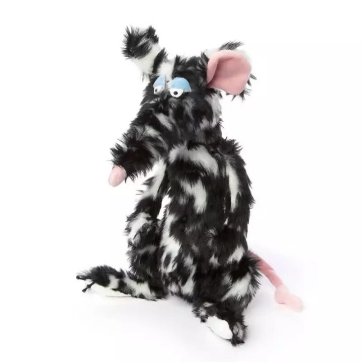 Peluche Ratón Blanco y Negro