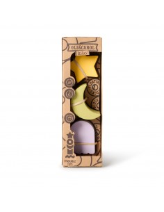 Set de 3 Figuras Star Caucho Natural