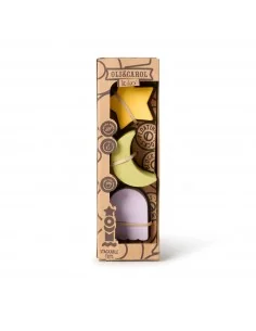 Set de 3 Figuras Star Caucho Natural
