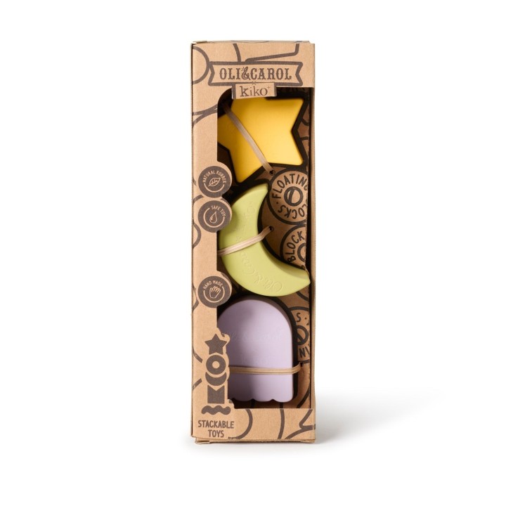 Set de 3 Figuras Star Caucho Natural