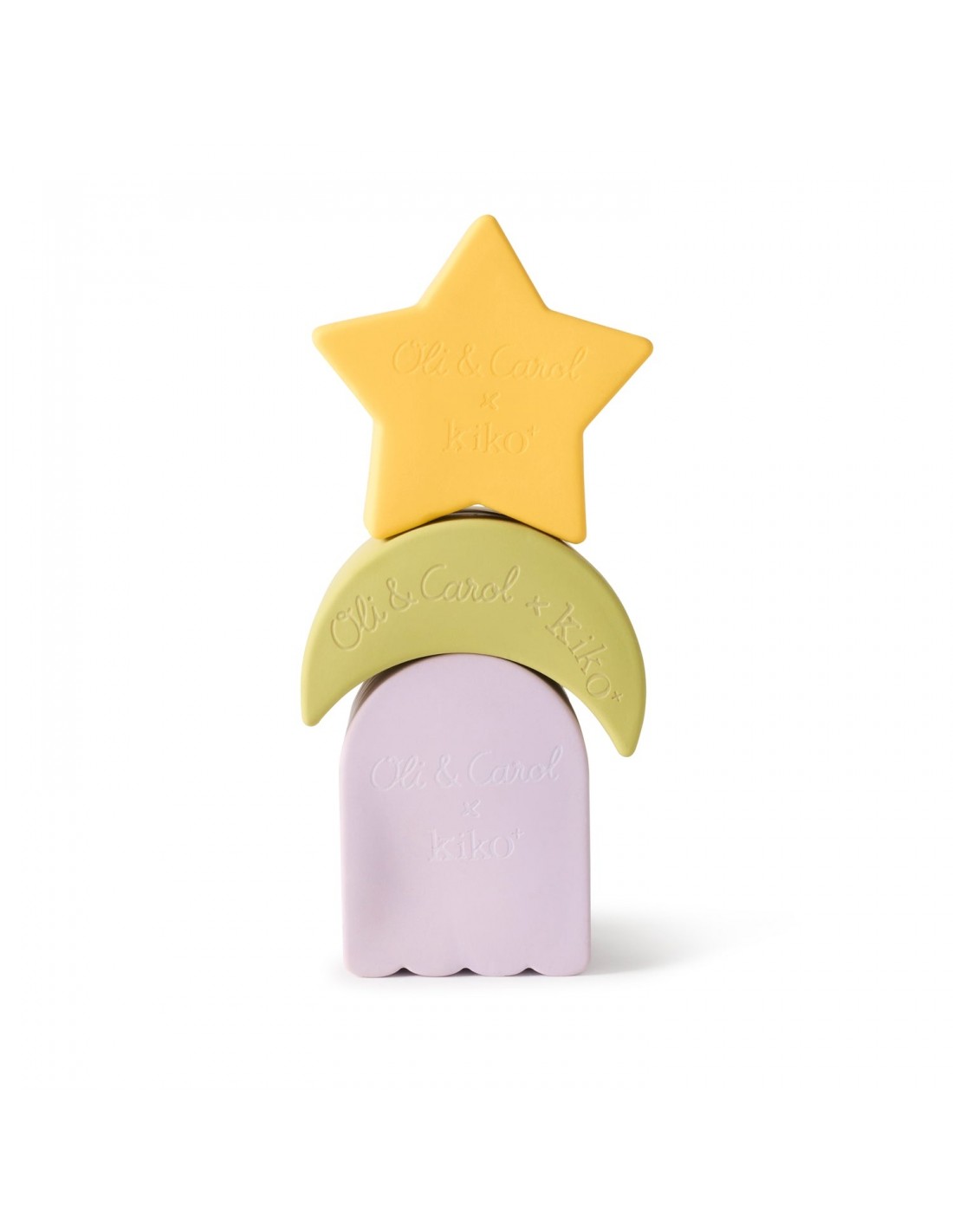 Set de 3 Figuras Star Caucho Natural