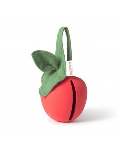 Portachupetes Sonajero Pepa La Manzana