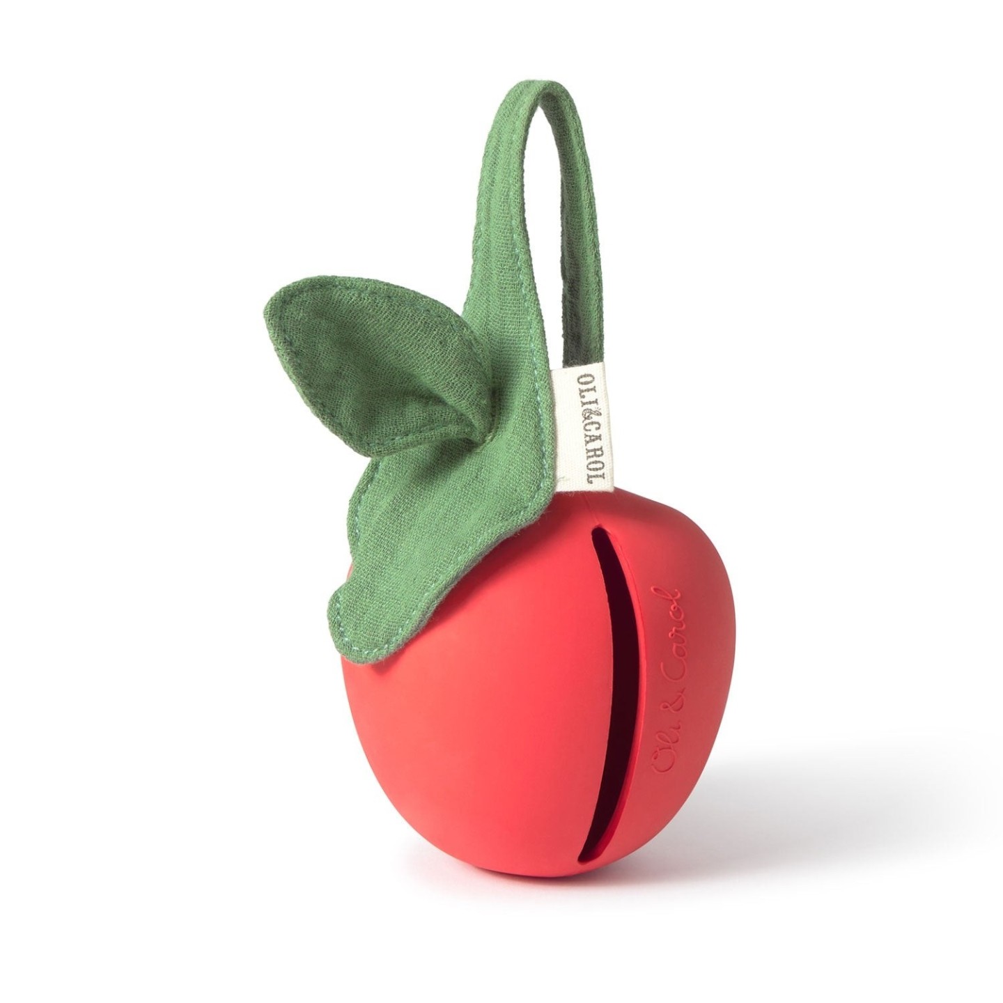 Portachupetes Sonajero Pepa La Manzana