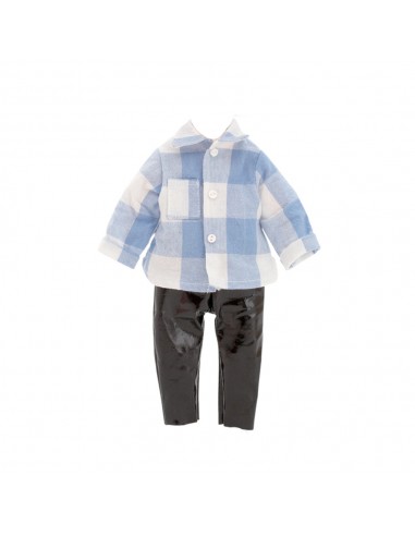 Conjunto de ropa muñecas - Camisa a...