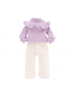 Conjunto de ropa muñecas - Jersey Morado
