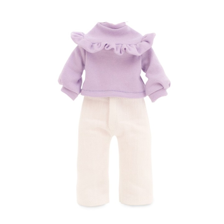 Conjunto de ropa muñecas - Jersey Morado