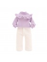 Conjunto de ropa muñecas - Jersey Morado