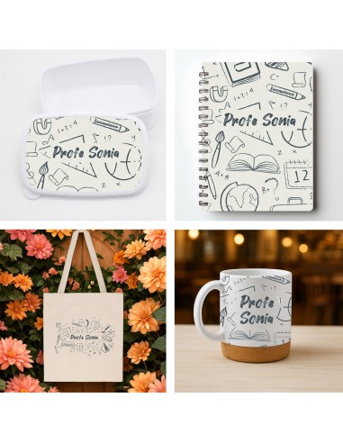 Pack Profe Cafecito y Snack Trazos